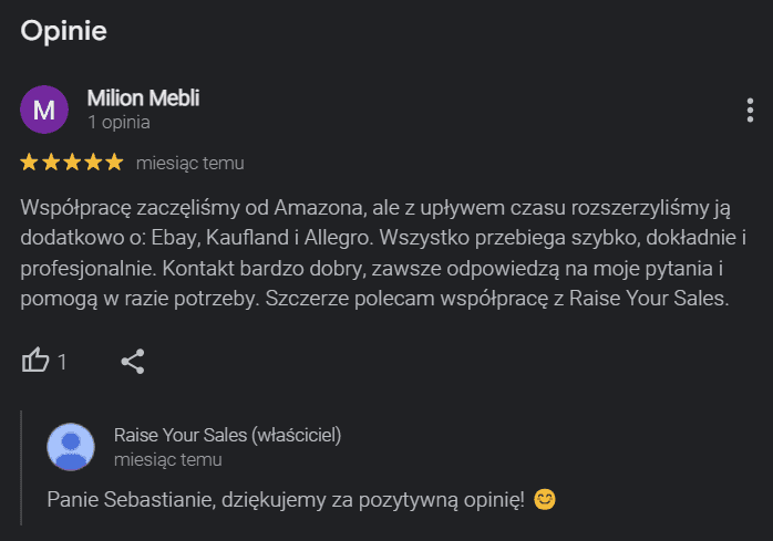 Opinia MilionMebli