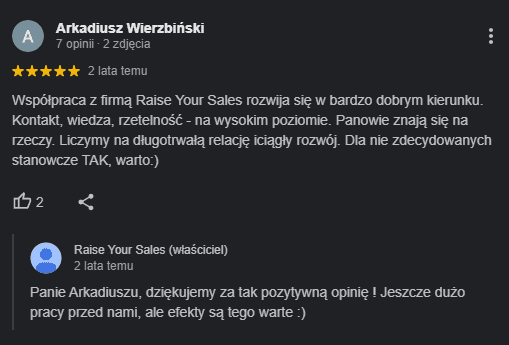 Dalszy plan działania