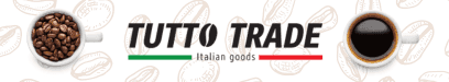 Baner Tutto Trade – kawa na jasnym tle